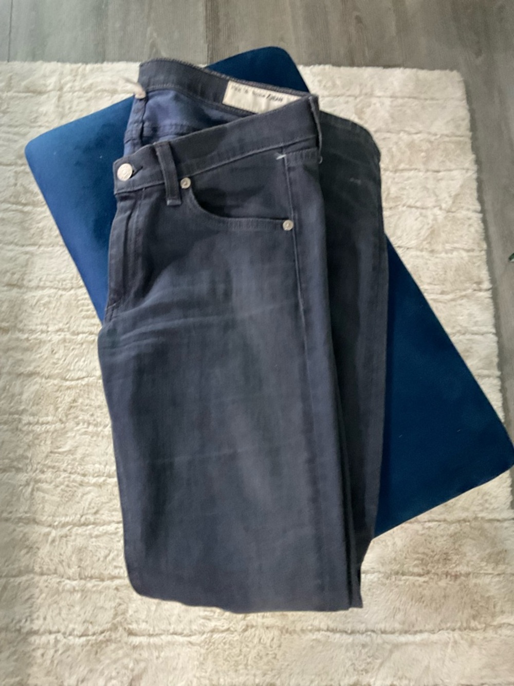 rag & bone Women's Skinny Jeans in Washed Navy